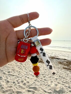 Dirt Track Lightning McQueen Charm - Disney Cars